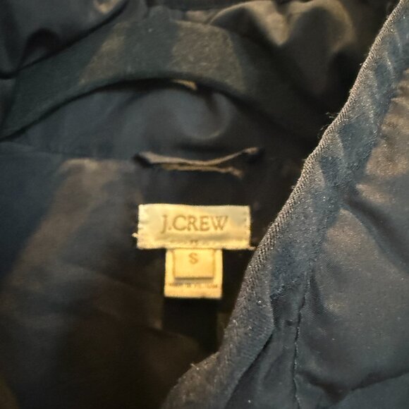 J. Crew Black Quilted Vest size s - Picture 3 of 3